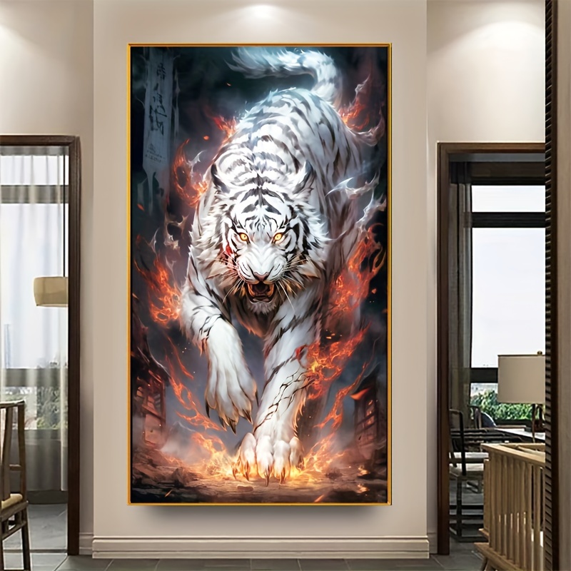 Tiger Diamond Painting - Temu
