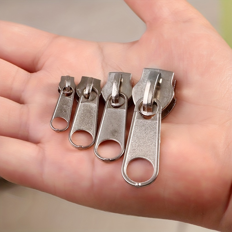 5Pcs 3# 5# Zipper Pull Double-Sided Rotary Zipper Sliders For Nylon Metal  Resin Zip Head DIY Garment Backpack Sewing Accessories