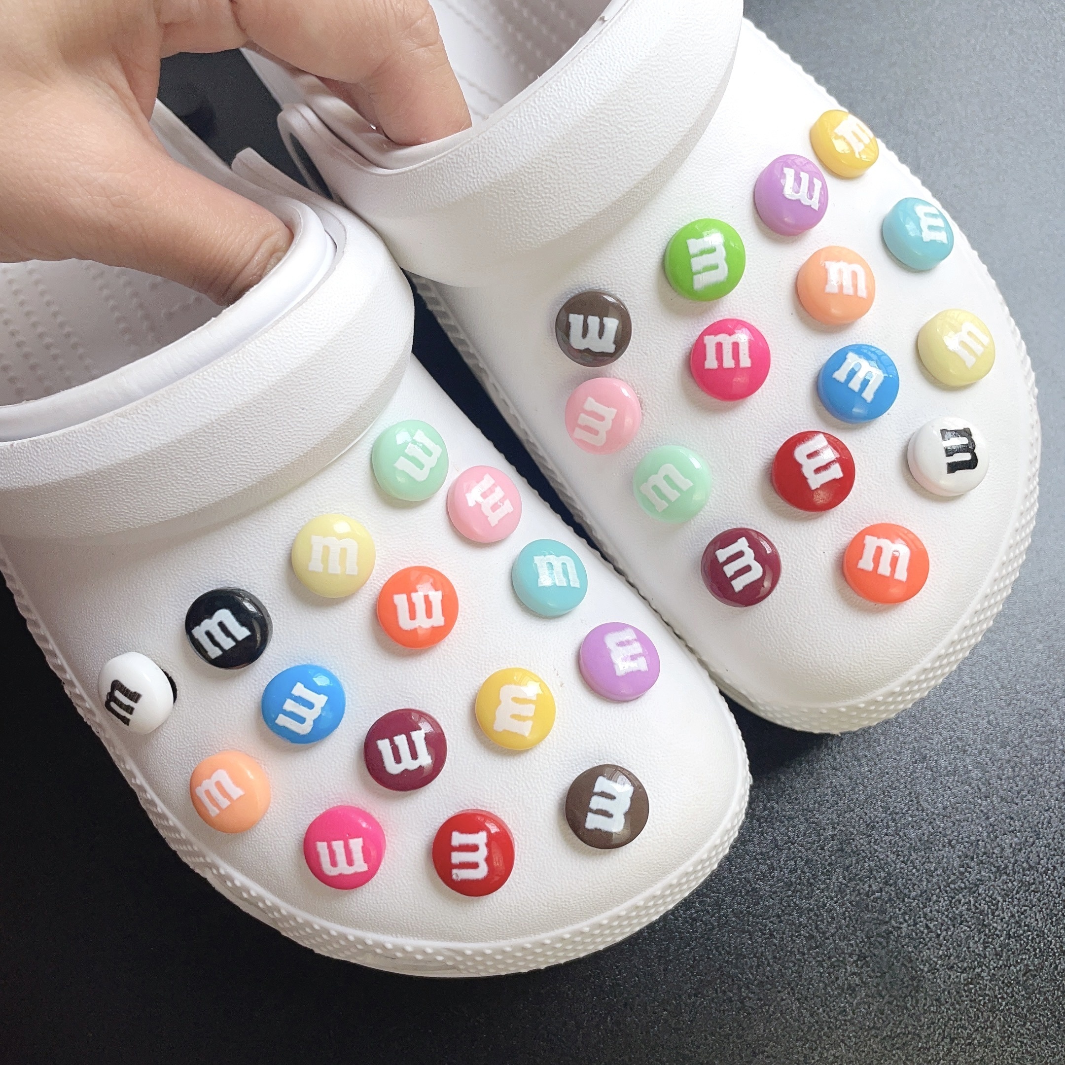 croc shoes charms kit cute carton 12pcs ice cream Accessories jibz for croc  clogs shoe Decorations