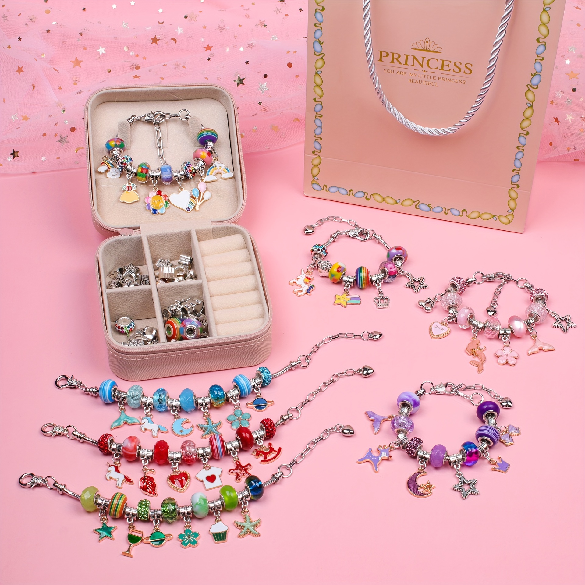 KitBeads 100pcs Enamel Mini Heart Charms Cute Valentine Charms Kawaii Metal Heart Shape Charms for Jewelry Making