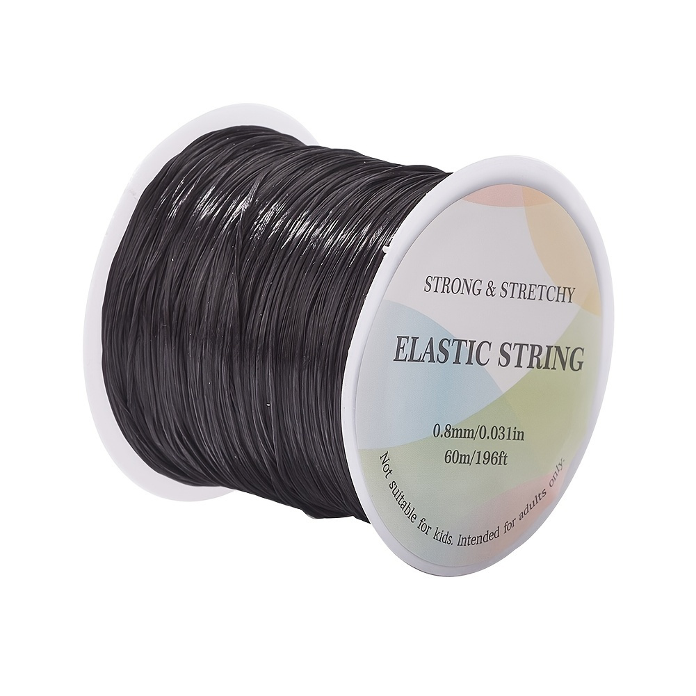 0.8mm Elastic Bracelet String 26ft Strong Stretchy Beading Thread for DIY  Jewelry Necklace Bracelet Making 