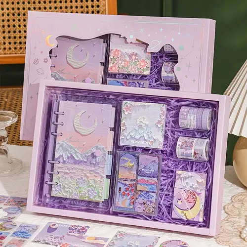Scrapbook Kit Teenage Girls Diary Supplies Set DIY Journal Kit Cute  Journaling Scrapbook Stuff Art Crafts Exquisite Children's