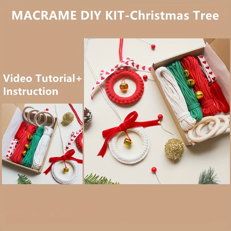 Ornament Craft Kit Macrame Diy Kit Art Kits For Adults Home - Temu