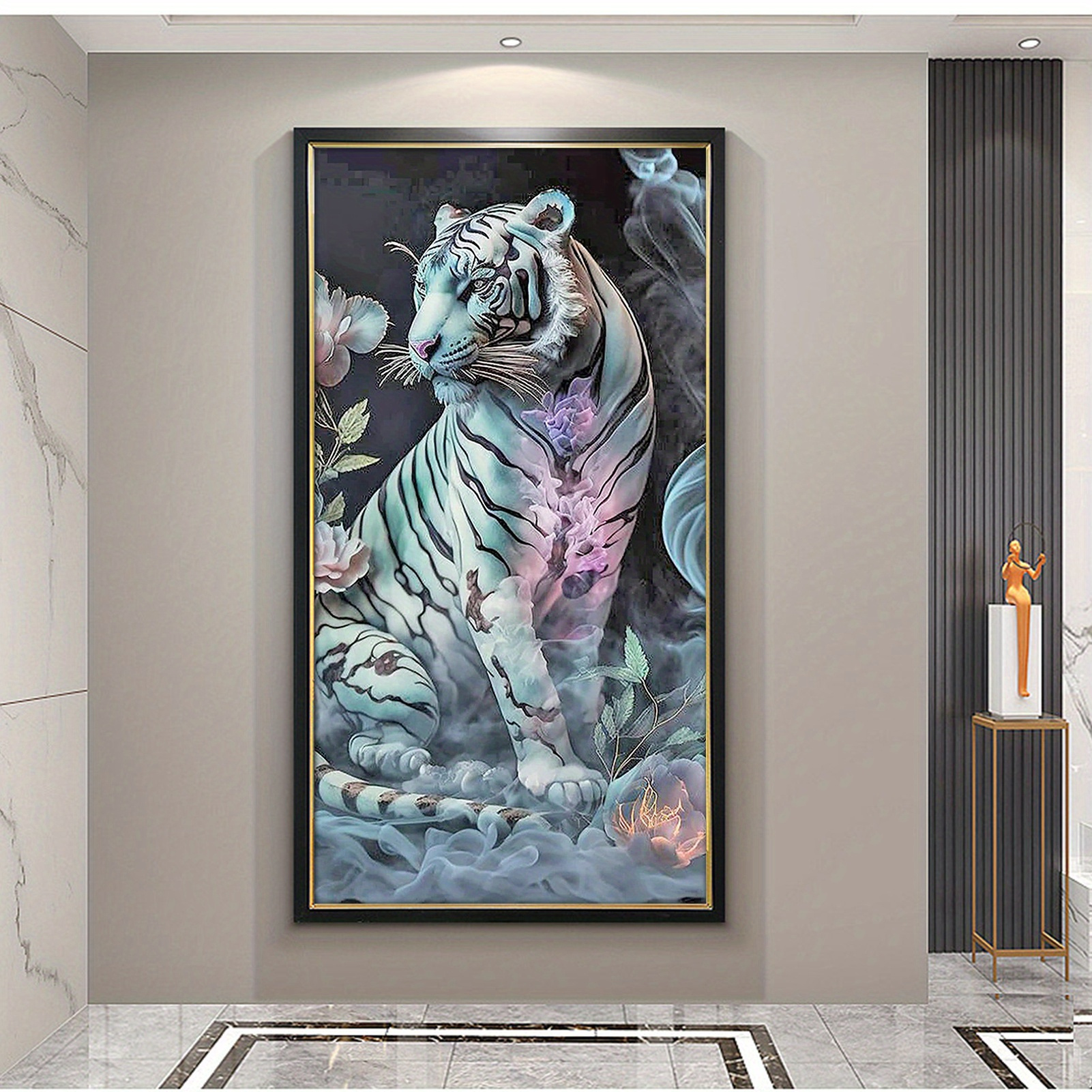 Tiger Diamond Painting - Temu