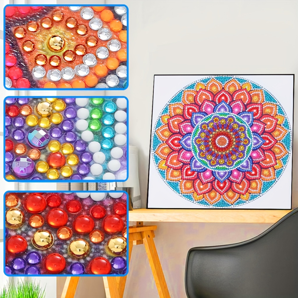 Mandala Diamond Painting - Temu