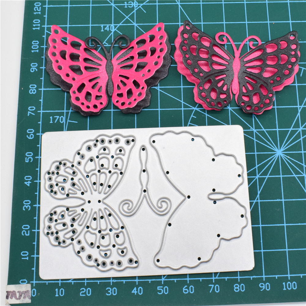 Flower Butterfly Stencil Template