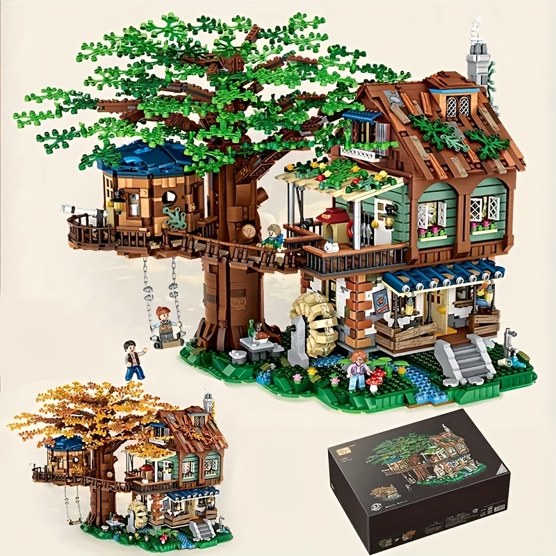  HSANHE Fisherman's Wharf House Mini Bricks Building Kit, Ideas  Creative Architecture Building Toys Birthday Gift for Adult Boys Girls  -2046 Pieces (Not Compatible with Lego Set) : Toys & Games