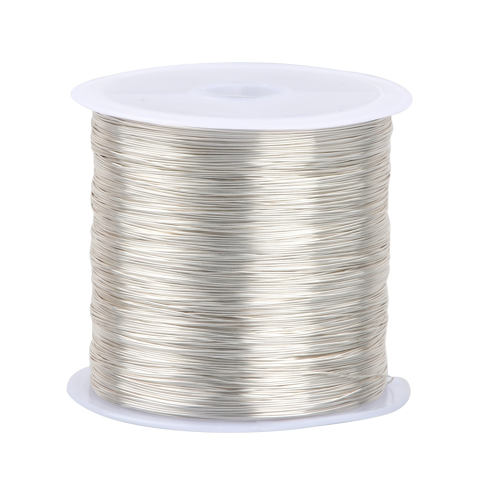 20 Gauge Round Silver Plated Jewelry Wire Metal Wire For Diy - Temu