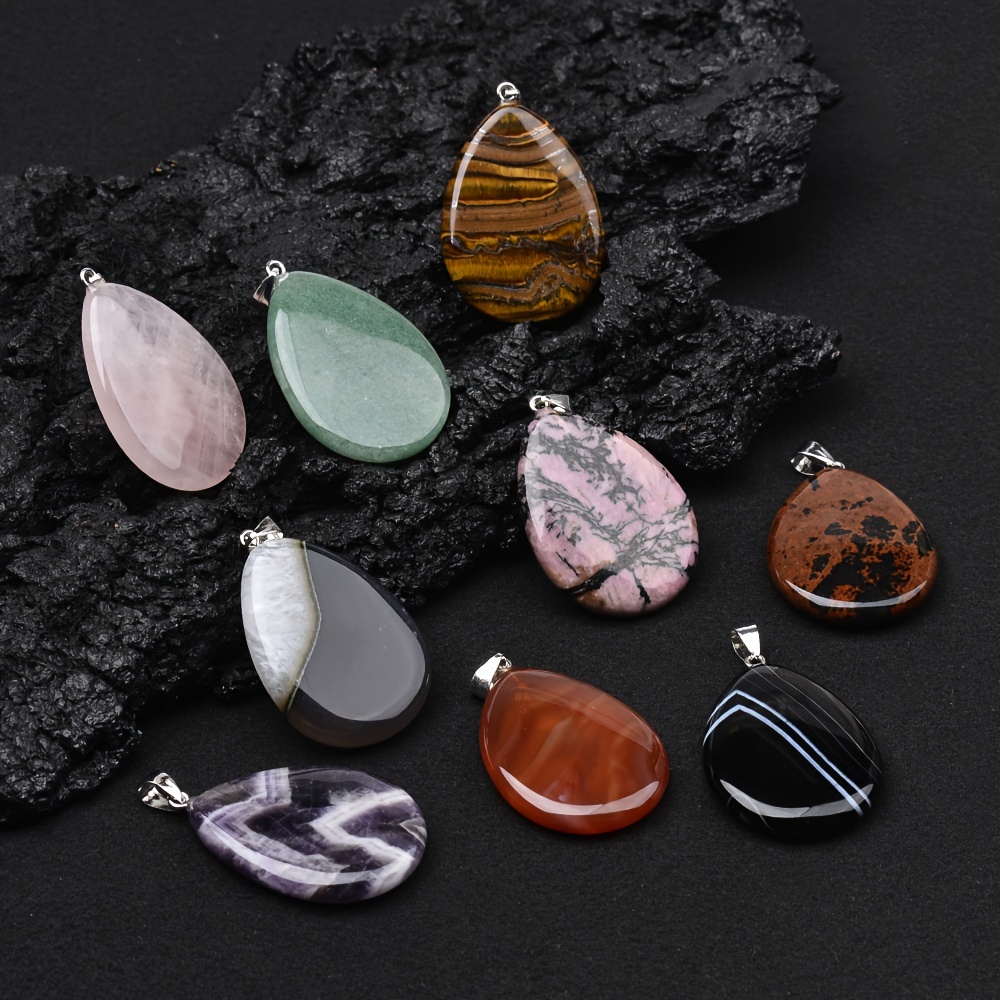 Natural on sale gemstone pendants