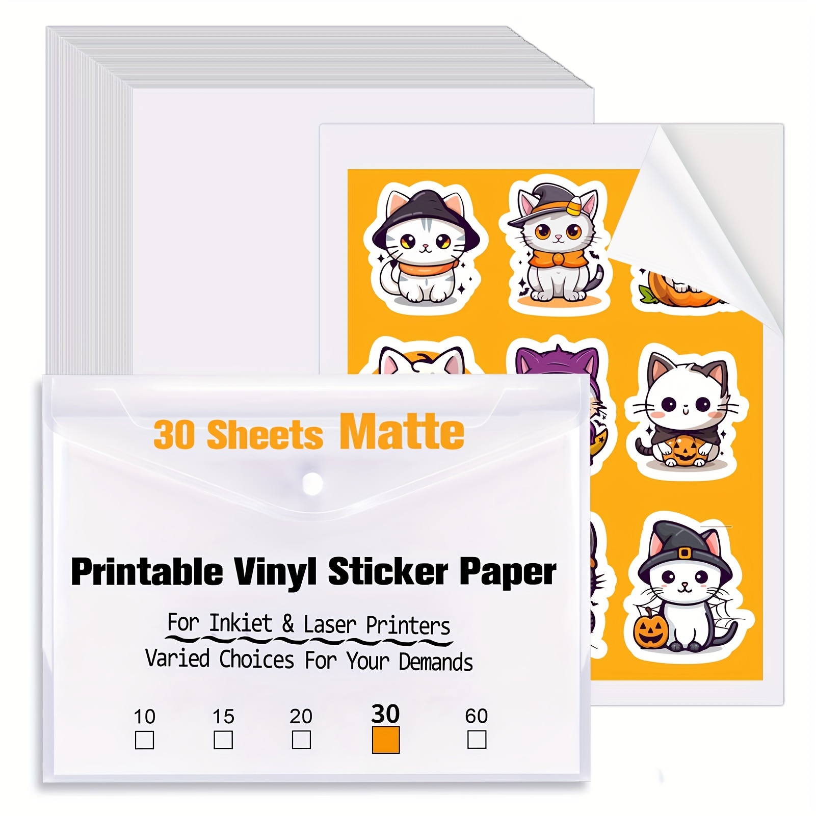 The Average Bumper Sticker Size - Laser Inkjet Labels