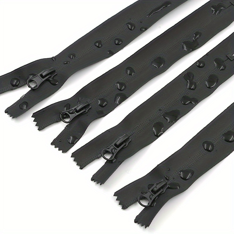 1pc Heavy Duty, Rust-resistant & Waterproof Black Zipper - Perfect for  Tarps & Convenient Adhesive Backing!