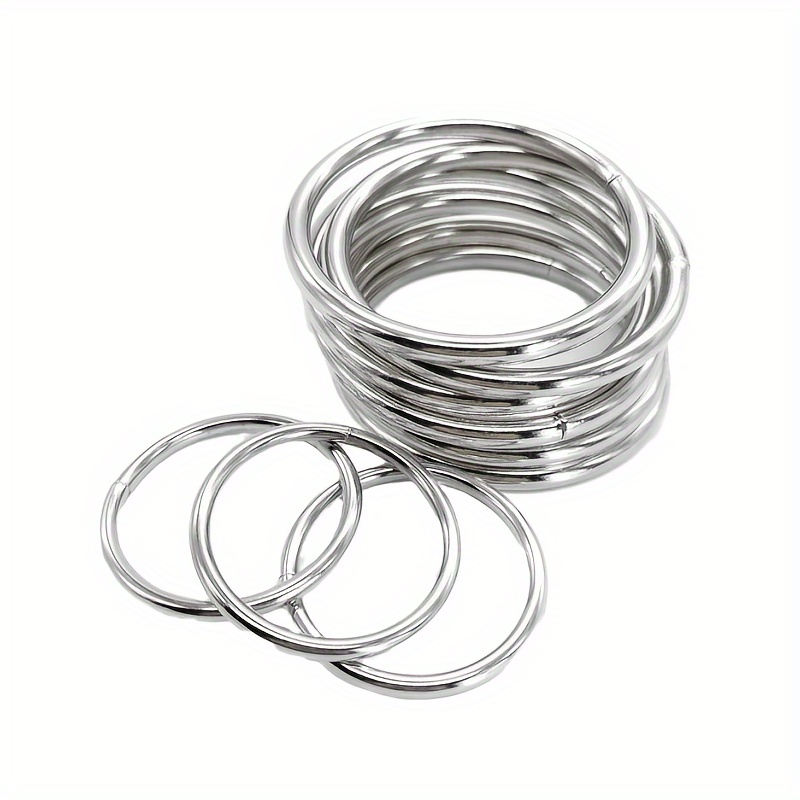20pcs/lot Nickel plated O-Rings webbing bags garment accessory non