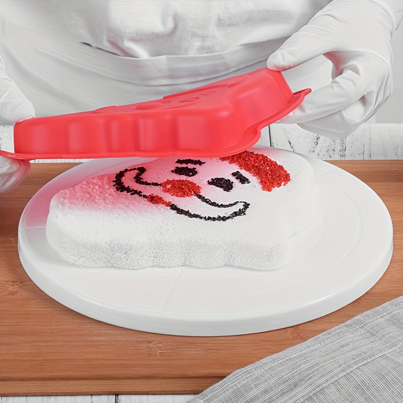 Cheese Cake Bread Mold, Santa Claus Christmas Tree Snowman Shaped, Mousse Baking  Pan, Diy Baking Tools - Temu