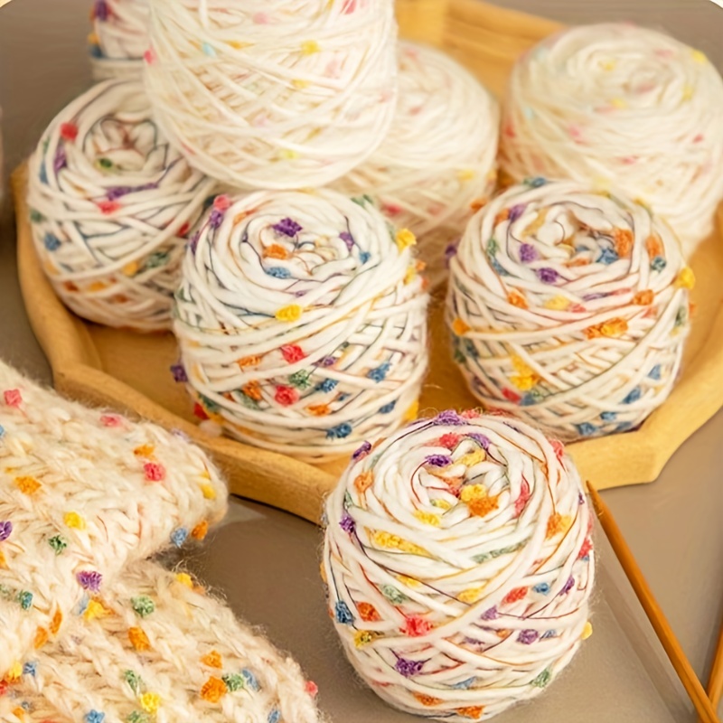 1pc Gradient Magic Ball Rainbow Ombre Yarn For Crocheting Dress