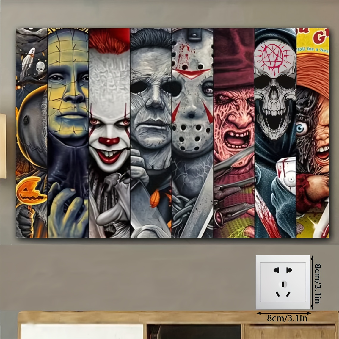 Horror Wall Art - Temu Australia