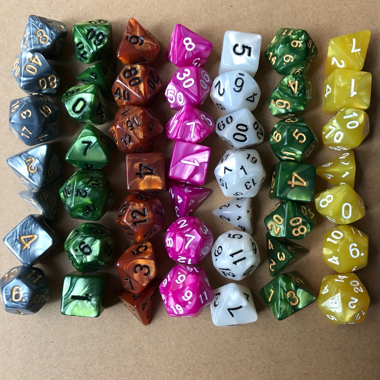 Dungeons and Dragons Gamer Dice / Die Mold Silicone Rubber D4, D6
