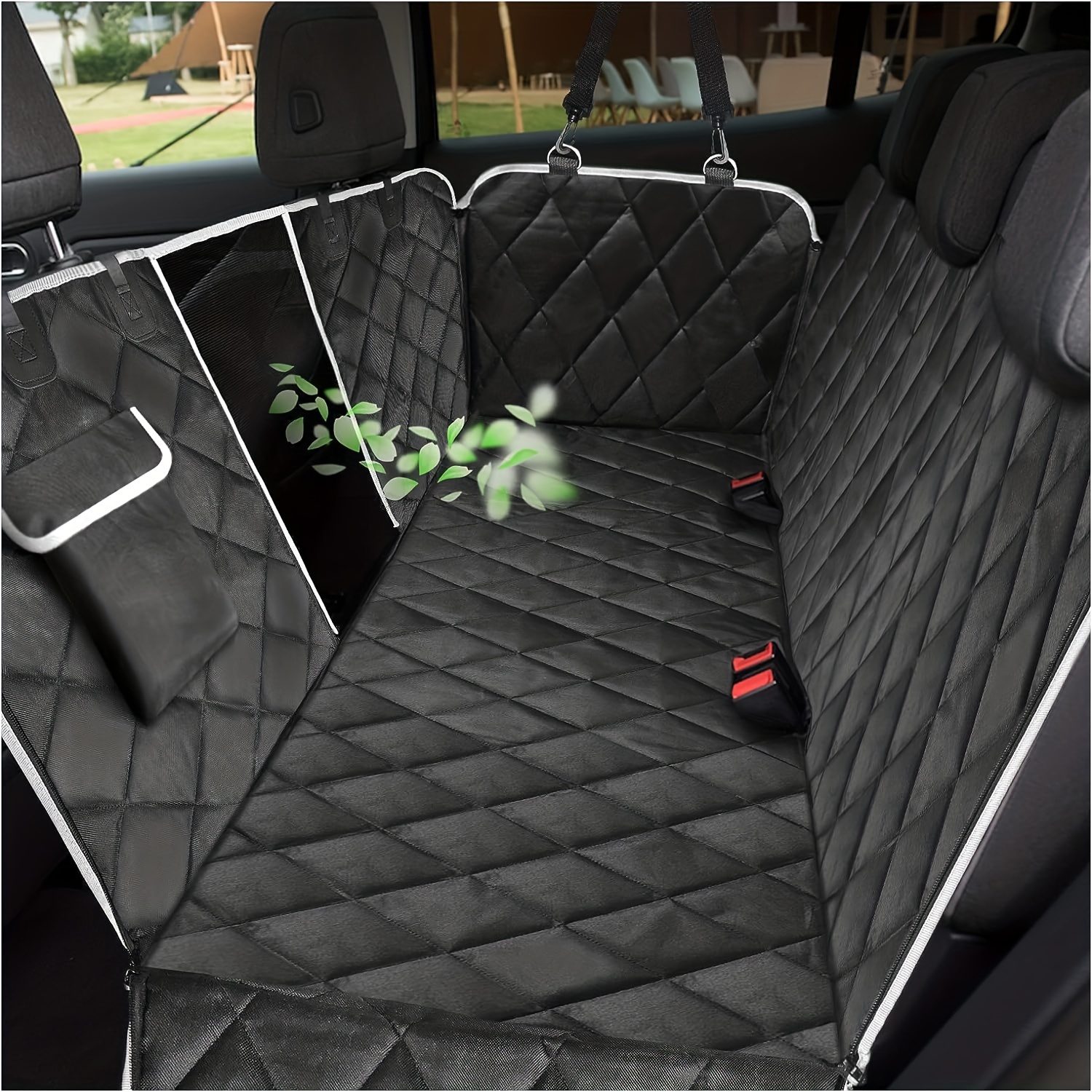 Heavy Duty Waterproof Dog Seat Cover For Cars, Trucks, And Suvs - Nonslip  Backing And Hammock Convertible - Protects Seats From Pet Hair, Scratches,  And Dirt - Temu