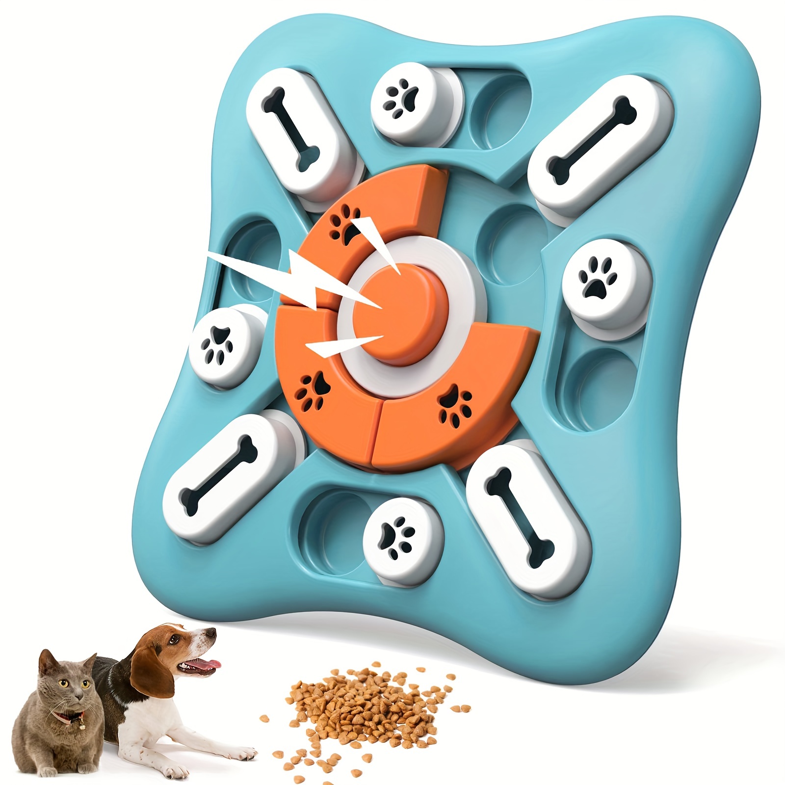 Dog Puzzles Toys For Smart Large Dogs - Hard Interactive Enrichment Dog Toys  For Treat Dispensing, Slow Feeding, Mental Stimulation As Gift For Puppy