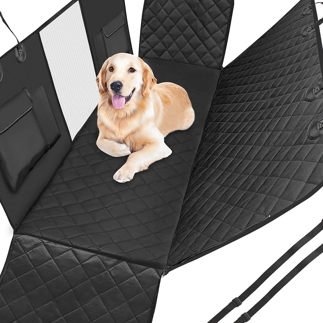 Asiento de coche para perros, cubierta, banco para parte trasera gratis.  Hamaca convertible con forma, accesorio para coches, SUV, camiones