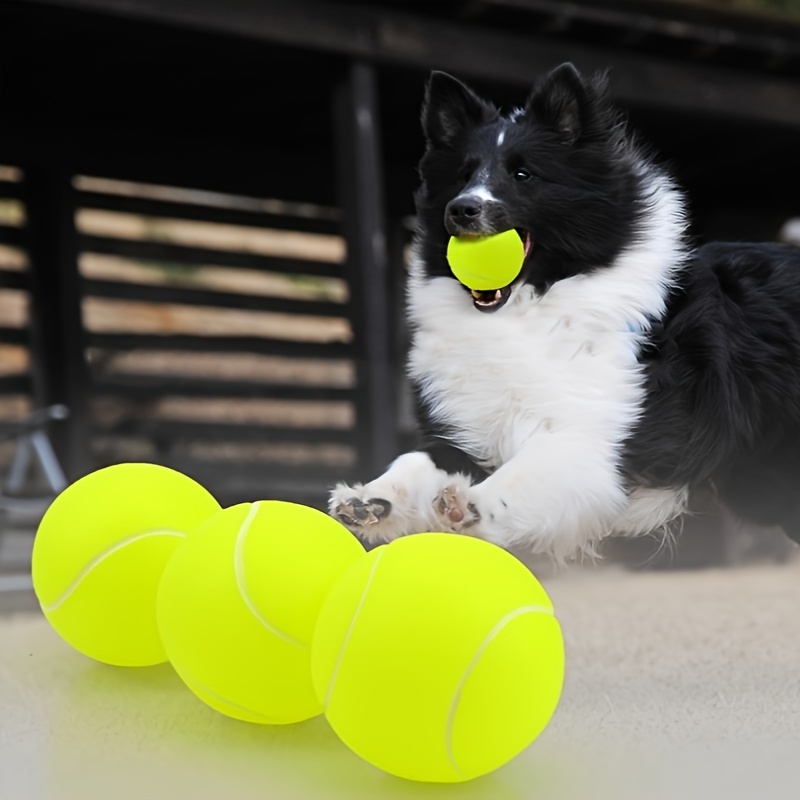 Interactive Pet Toys: Large Dog Tennis Ball For Outdoor Fun - Temu