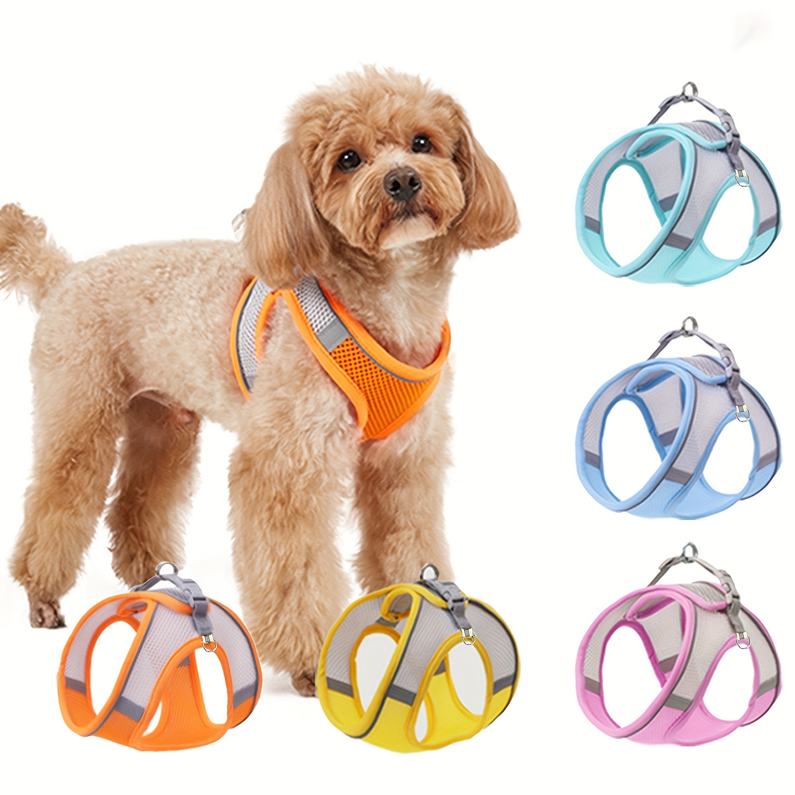Pet Collar Leash Set Nylon Widen Reflective Mesh Breathable Dog Collar for  Small Medium Large Dogs Collar Strong Double D-ring - AliExpress
