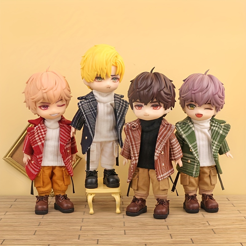 11.5 Inch Ken Doll Clothes And Accessories, Doll Outfit For 12 Inch Ken Boy  Doll,Including 3 Casual Top 3 Pants 2 Pairs Of Shoes 1 Glasses 1 Headph
