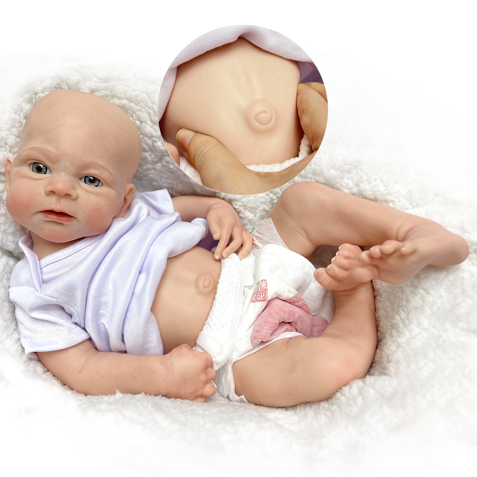 Dark Skin Lanny Reborn Doll Kits 3d Painted Unassembled Blank Kits Diy Soft  Silicone Vinyl Kit Reborn With Lifelike Painted Hair Doll For Family's Gift  - Temu