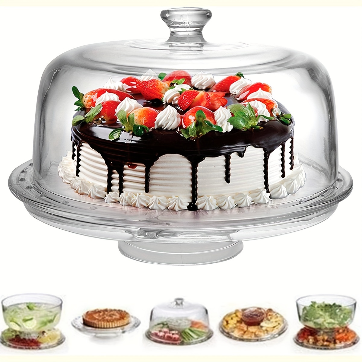  Last Confection Soporte redondo para tartas en blanco, mesa de  postre de melamina de 11 pulgadas para cumpleaños, vacaciones, bodas :  Hogar y Cocina
