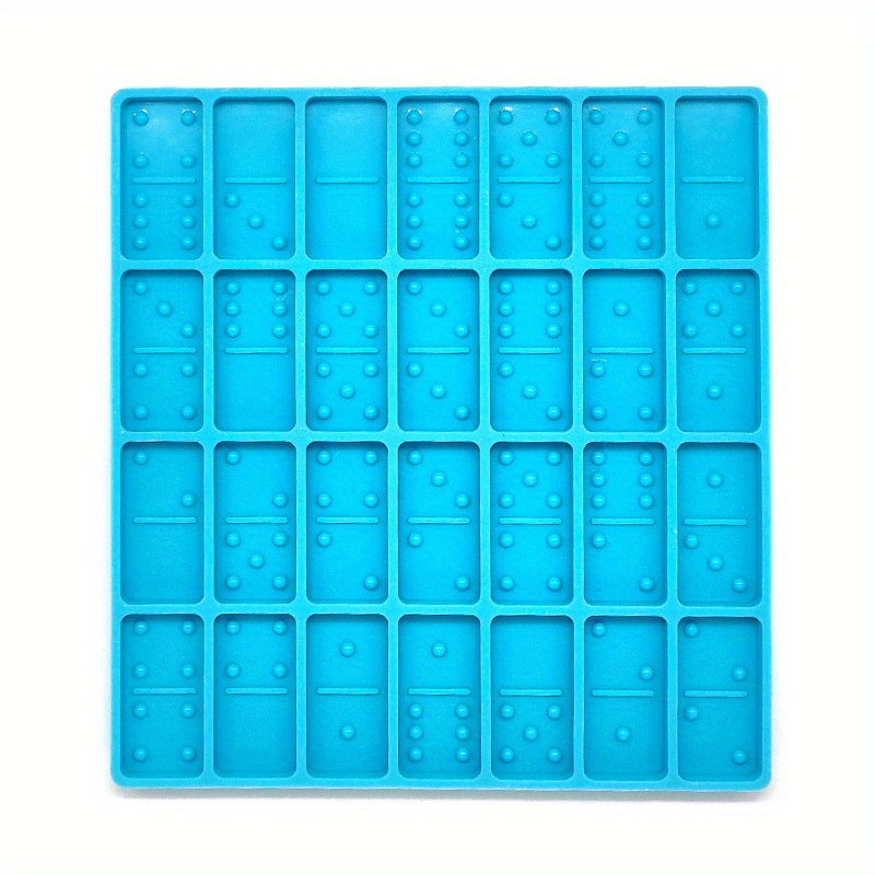Domino Resin Molds Double 12 Colored Dot Dominoes Molds Epoxy Domino Molds  Resin Candy Molds Clay Molds Silicone Dominoes Molds for DIY Craft