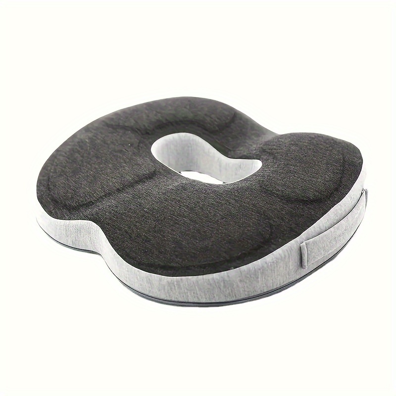 Candey Donut Pillow for Tailbone Pain, Hemorrhoid Pillow Black Donut Cushion Postpartum Memory Foam Seat Cushion Doughnut Butt Pillow Medical Donut for