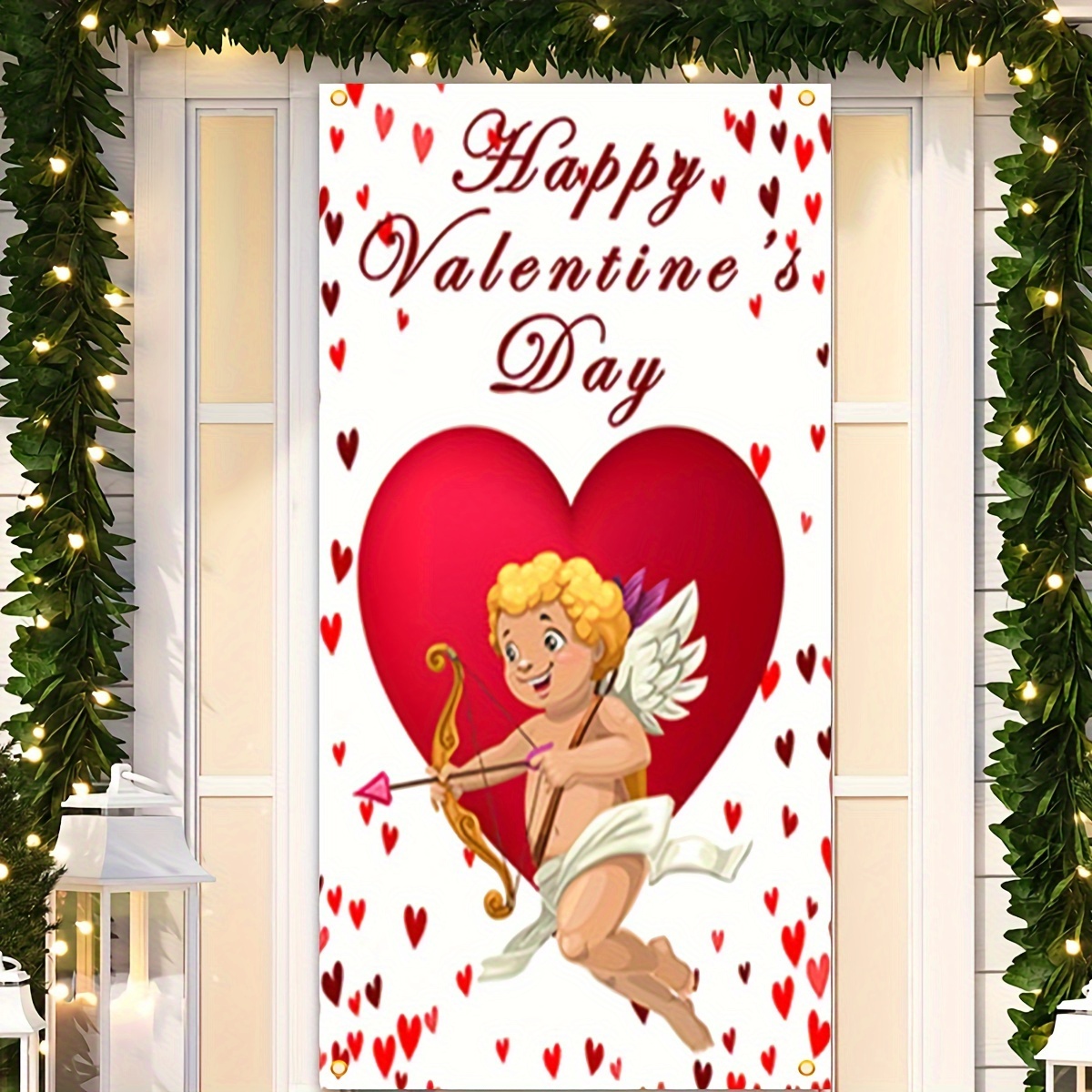 Canvas Poster Vintage Cupid Valentines Day Candy Label Wall - Temu