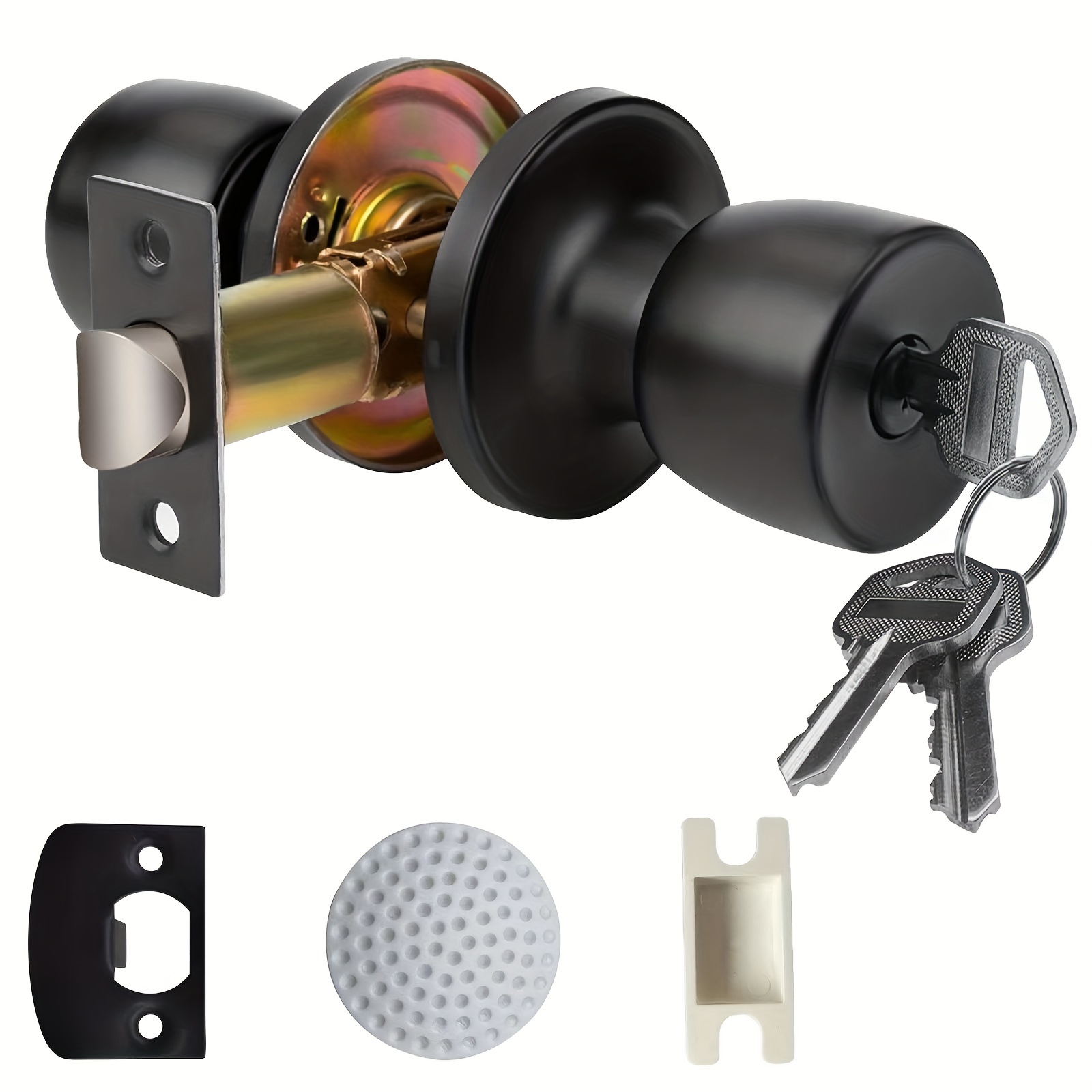 2 cerraduras de puerta para seguridad del hogar, cerraduras de cadena  mejoradas para puerta interior, se utiliza para pestillo de puerta de  granero