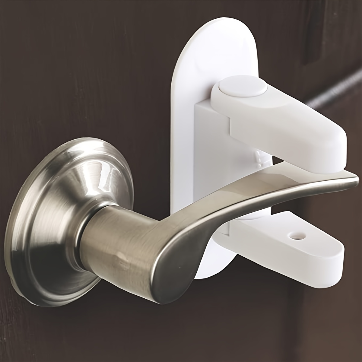 Home Reinforced Lock Security Door Lock Hotel Anti-theft Buttons Home  Bedroom Door Latch - Door Locks - AliExpress