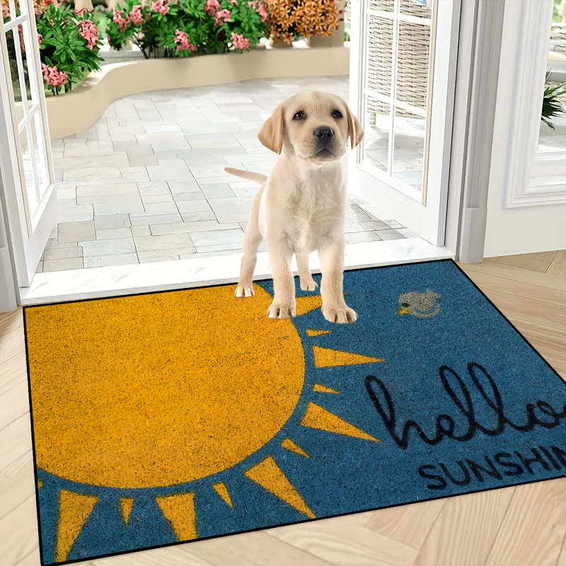 1pcs Funny Style Golden Retriever Home Door Mat Outdoor Doormat, With  Antislip Heavy-Duty Rubber Backing 60*40cm - Natural - For Outdoor/Indoor  Uses