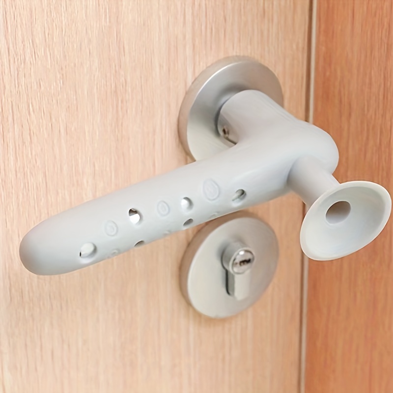3 Pack Silicone Door Handle Cover With Suction Cup Door Handle Protector  Silent Anti-static Door Stops For Most Door Handles