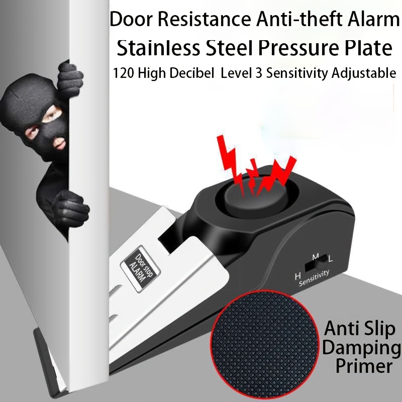 Portable Door Lock & Door Stop Alarm Home Door ​Security Device