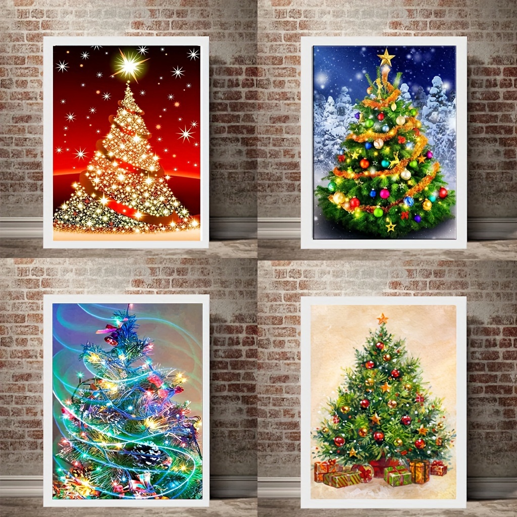 Diamond Painting Christmas Tree Desktop Ornaments Kits For Adults, Special  Shaped Diamond Art Tabletop Ornaments Crystal Rhinestone Pasted Mosaic Arts