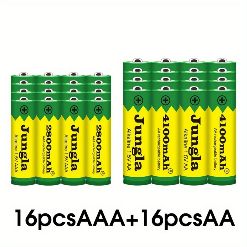 16Pcs AA Batteries LR6 MN1500 AM3 E91 1.5V Alkaline for Carbon Monoxide  Detector 