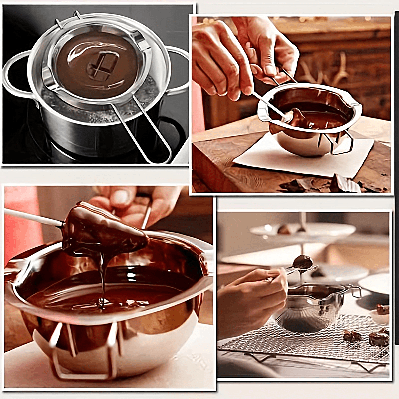 Chocolate Fondue Kit Mini Chocolate Melting Pot Equipped - Temu