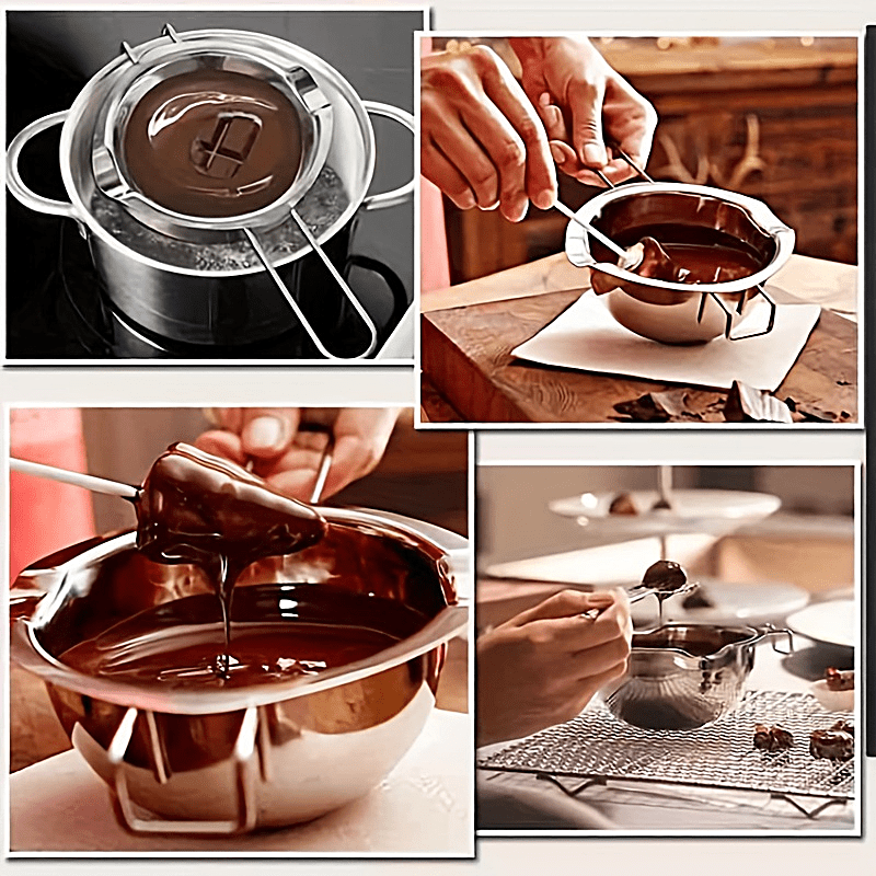  2 Pack Stainless Steel Double Boiler Pot Chocolate