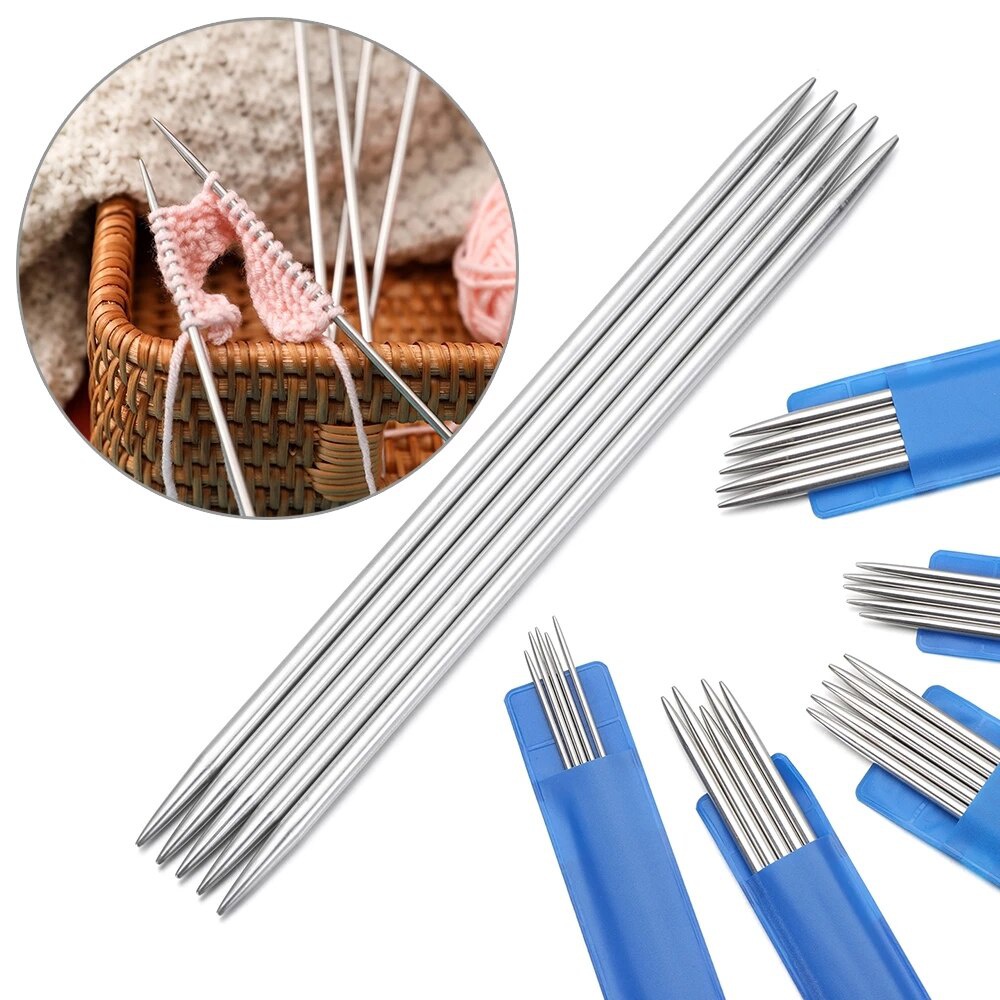 26pcs Set, Metal Circular Knitting Needle Set, 3.0-6.0mm, Aluminum