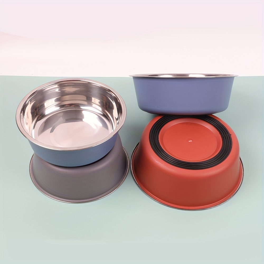 Non skid outlet dog bowl