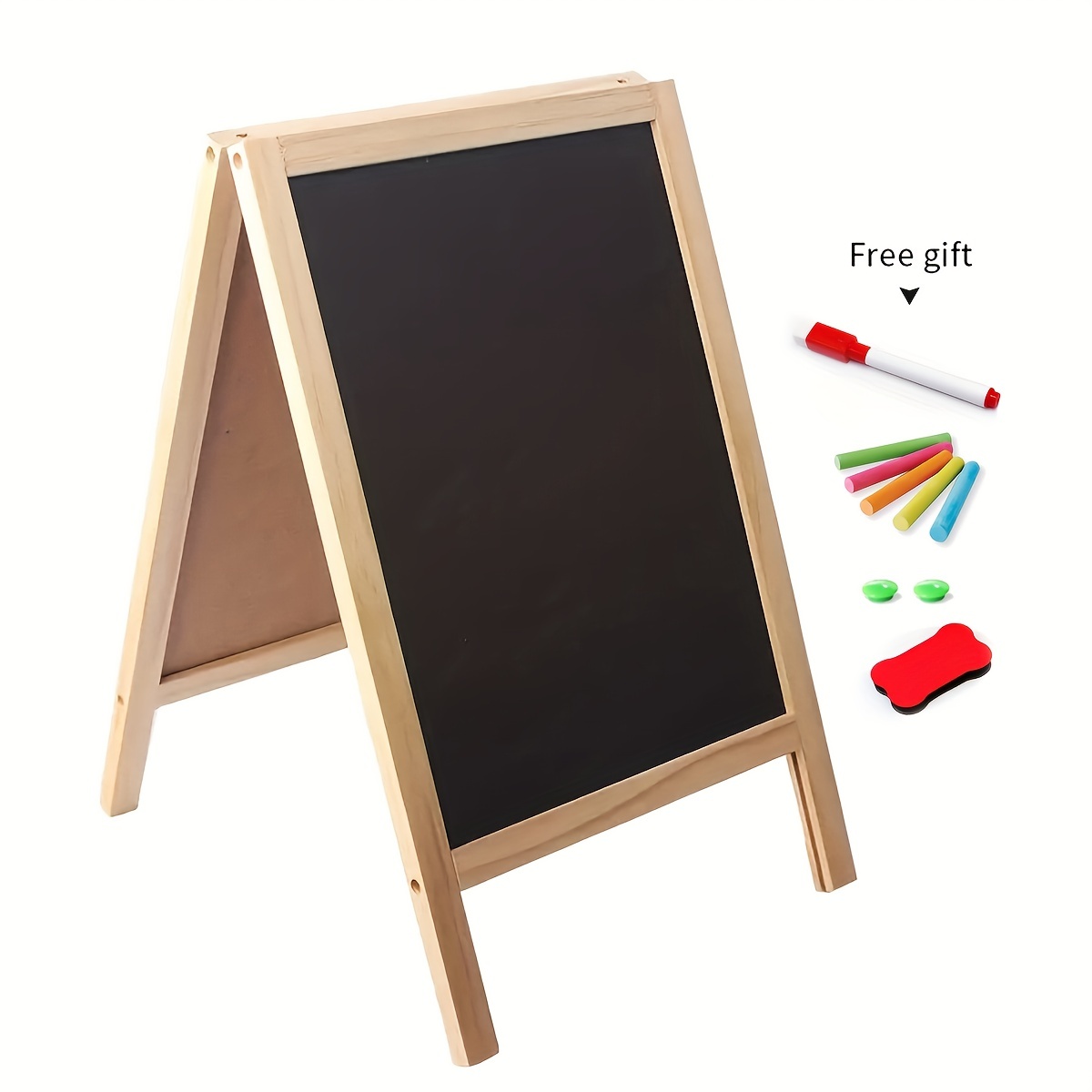 Mini Chalkboard Message Board Creative Wooden Pvc Small - Temu