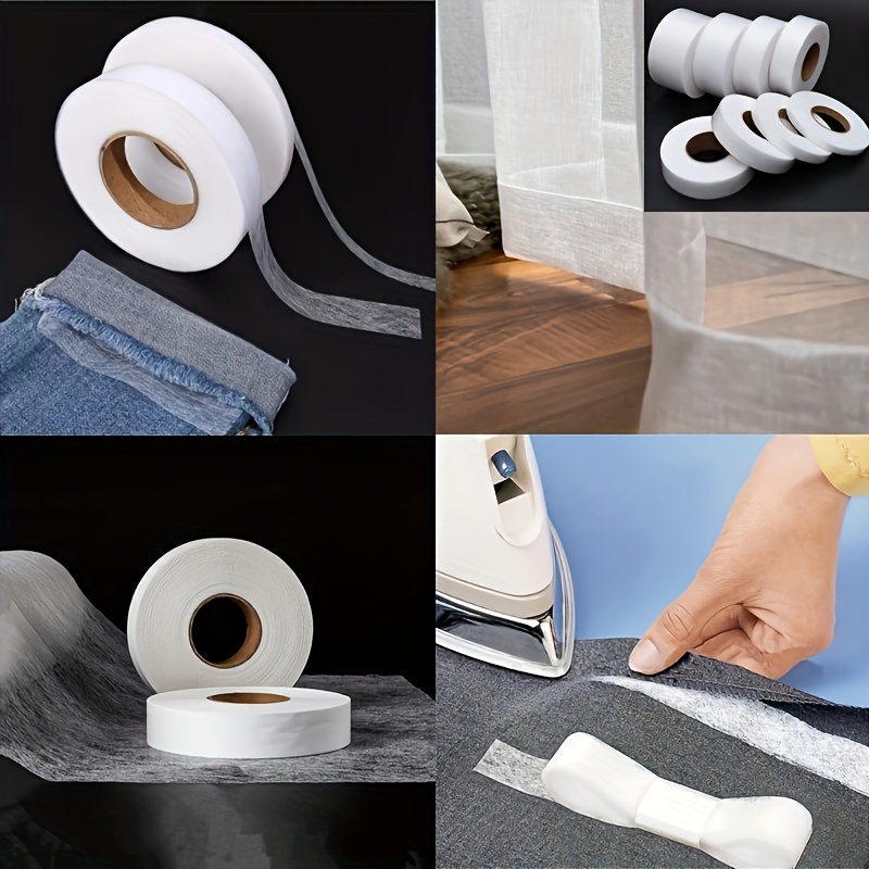 6.56ft Adhesive Pants Hem Tape, Iron-on Hemming Tape, Self-Adhesive Fabric  Tape For Pants, DIY Sewing Supplies