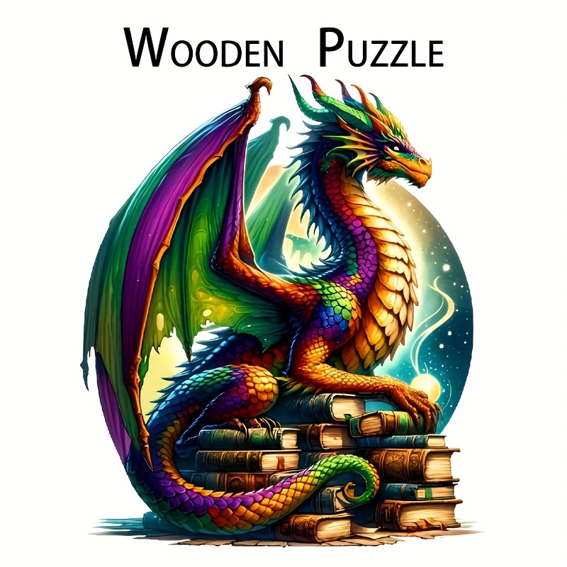 Dragon Puzzle Wooden - Temu