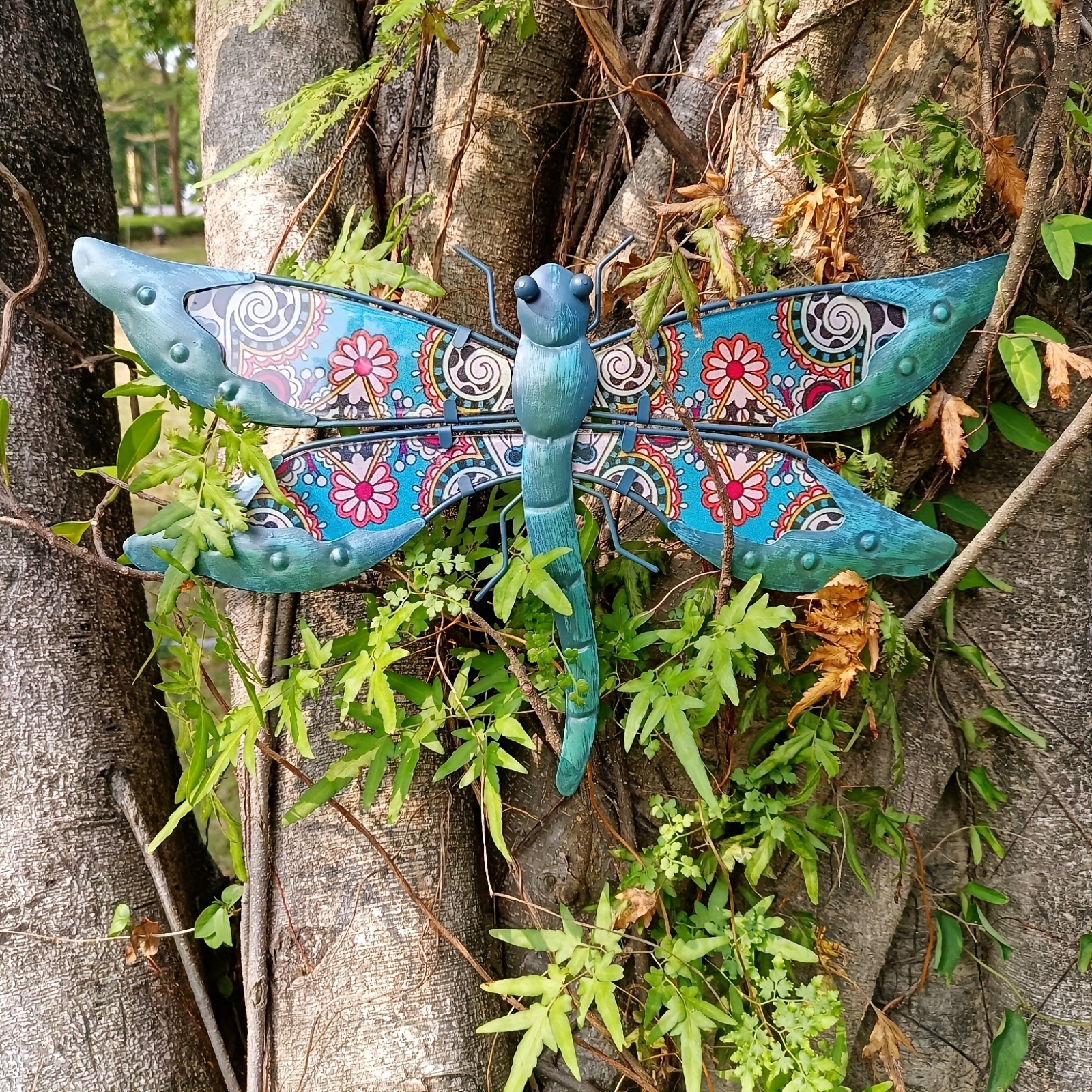 Dragonfly Metal Small Ornaments Photo Props Insect Ornaments - Temu