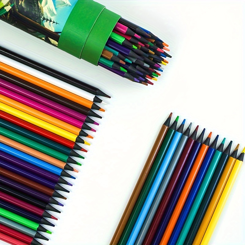 Black White Color Pencils permanent Color Drawing Pencil Oil - Temu
