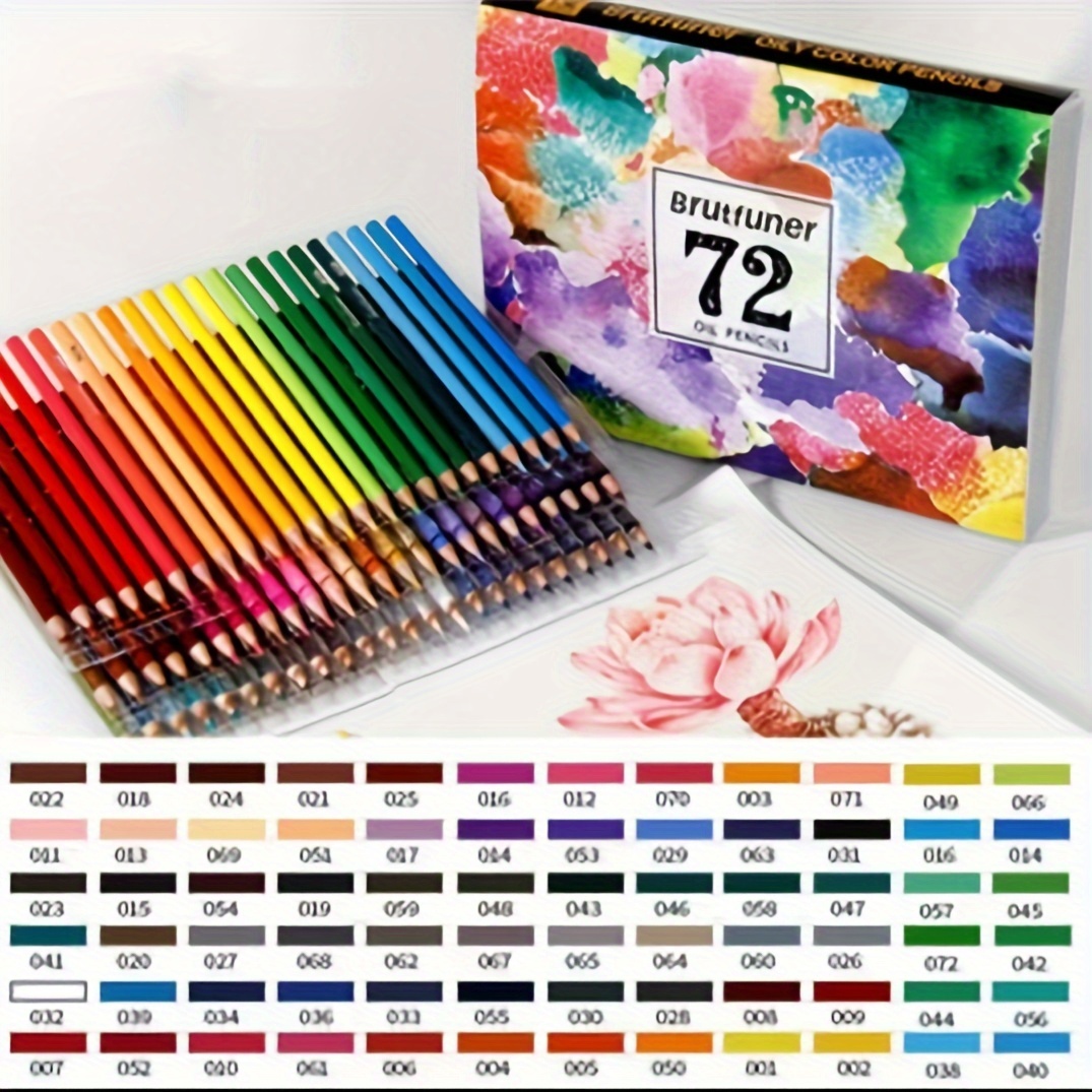 H&B High quality Soft Core Adult Coloring 24pcs bright colors oil colored  pencils set - AliExpress