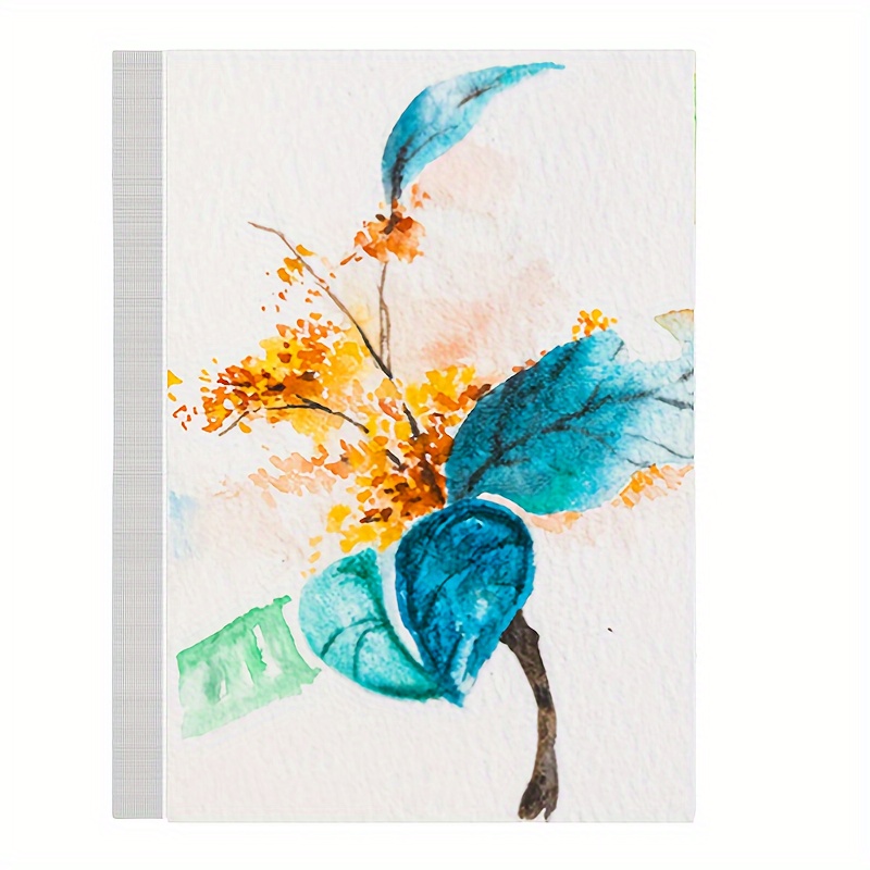 Chic Watercolor Printing Gilt Letter Cards With Envelopes - Temu