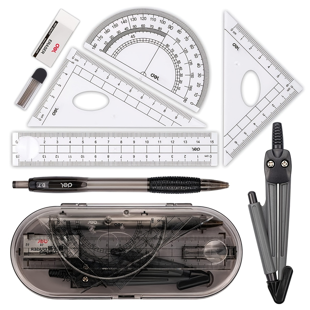 M&G Stainless Compass Multifunctional Metal Drafting Drawing Math